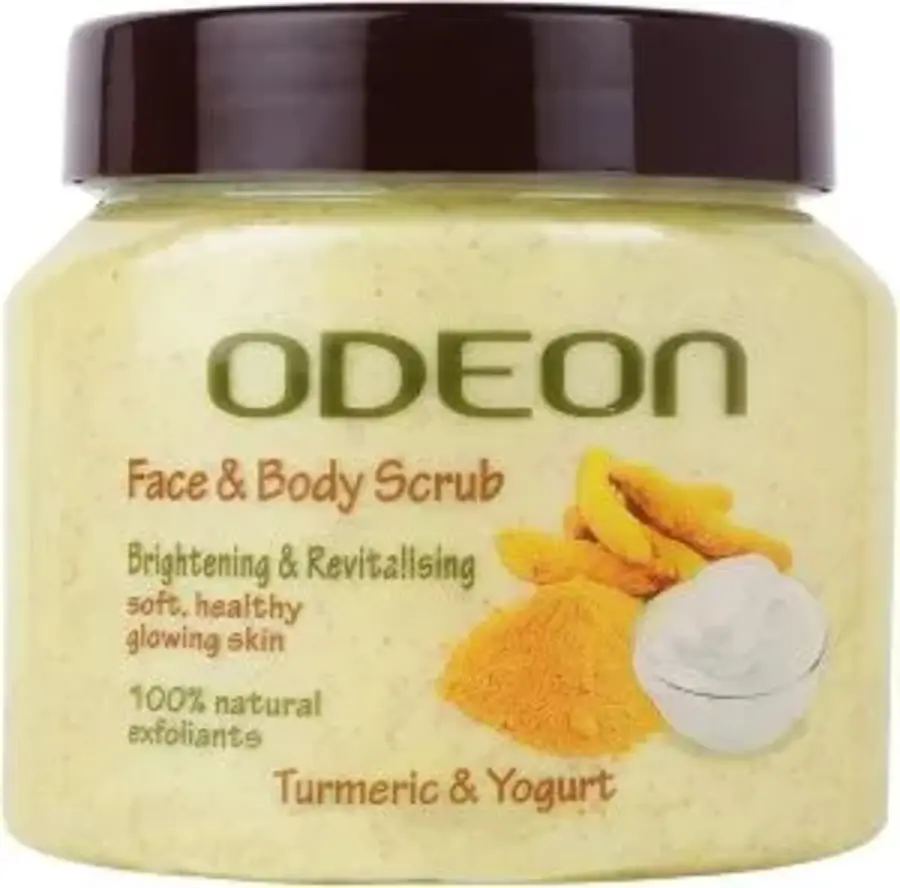 odeon tumeric yoghurt scrub 300ml